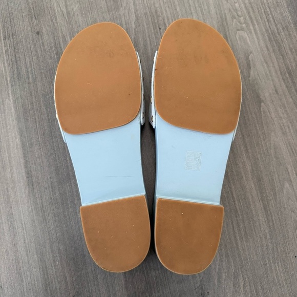 Coach bleeker suede slide sandals light blue size 8 - Picture 12 of 13